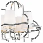 Подвесная люстра DeLight Collection Mandeville KM0728P-4L nickel