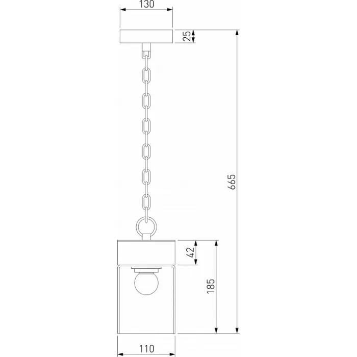 Подвесной светильник Elektrostandard Atrani 35085/H от ImperiumLoft