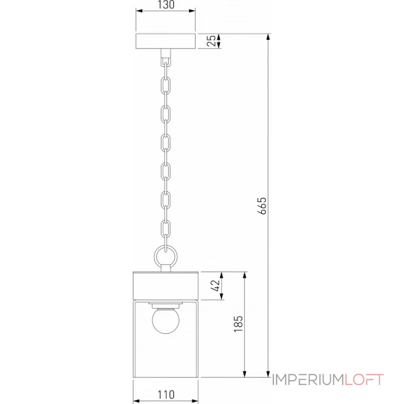 Подвесной светильник Elektrostandard Atrani 35085/H от ImperiumLoft