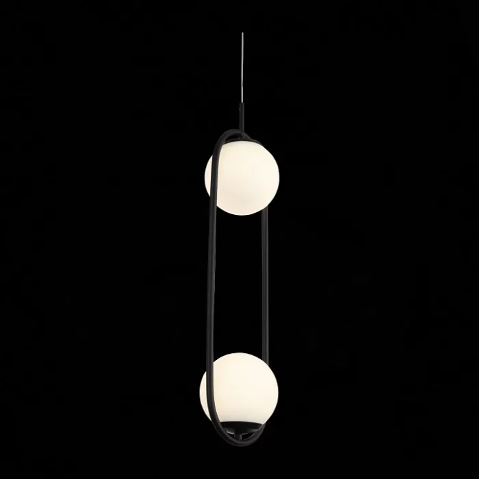Подвесной светильник ST-Luce Donolo SL395.403.02 Цвет арматуры черный Цвет плафонов белый от ImperiumLoft