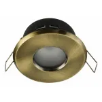 Встраиваемый светильник Maytoni Metal DL010-3-01-BZ Цвет арматуры латунь Цвет плафонов белый от ImperiumLoft
