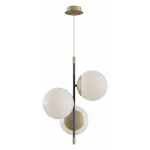 Подвесная люстра Maytoni Nostalgia MOD048PL-03G Цвет арматуры латунь Цвет плафонов белый от ImperiumLoft