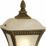 Наземный высокий светильник TopLight Willa TL1170O-01BG Цвет арматуры черный Цвет плафонов белый