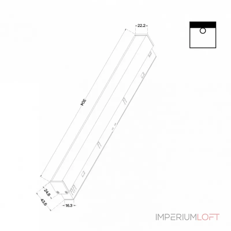 Встраиваемый светильник Maytoni Basis TR030-2-12W4K-B