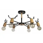 Люстра на штанге Loft it Sven 10024/6 Black от ImperiumLoft