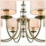 Подвесная люстра Vele Luce Soprano VL4194P08 Цвет арматуры бронза Цвет плафонов кремовый от ImperiumLoft