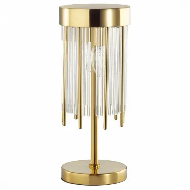 Настольная лампа декоративная Odeon Light York 4788/2T Цвет плафонов прозрачный Цвет арматуры золото от ImperiumLoft