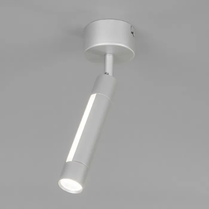 Спот Eurosvet Strong 20084/1 LED серебро Цвет арматуры серебро Цвет плафонов серебро от ImperiumLoft