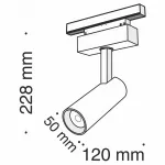 Светильник на штанге Maytoni Track lamps TR019-2-10W3K-B Цвет арматуры черный Цвет плафонов черный