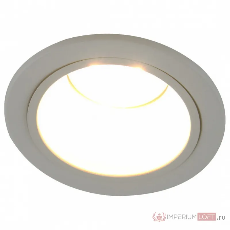 Встраиваемый светильник Arte Lamp 6663 A6663PL-1WH Цвет арматуры белый Цвет плафонов белый от ImperiumLoft