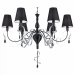 Подвесная люстра Maytoni Intreccio ARM010-06-R Цвет арматуры черный Цвет плафонов черный от ImperiumLoft