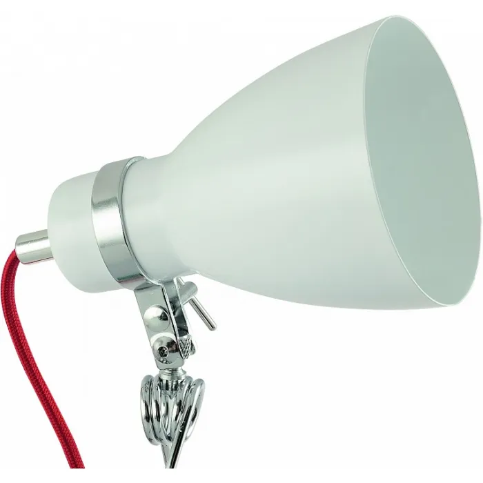 Настольная лампа декоративная Arte Lamp Dorm A1409LT-1WH Цвет арматуры хром Цвет плафонов белый от ImperiumLoft