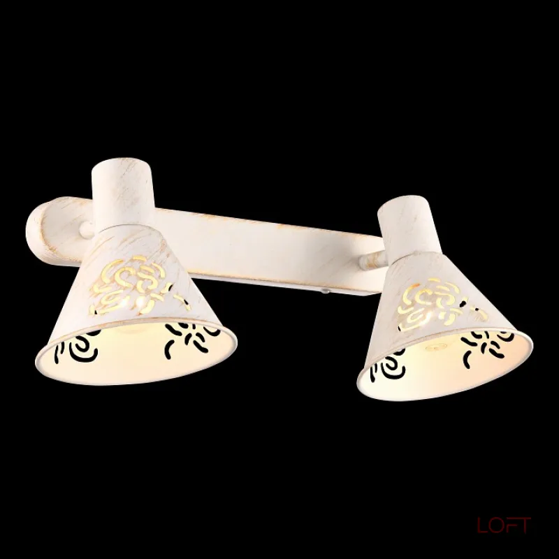 Спот Arte Lamp Cono A5218AP-2WG Цвет арматуры золото Цвет плафонов золото