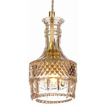 Подвесной светильник Favourite Bottle 1858-1P Цвет плафонов кремовый Цвет арматуры золото