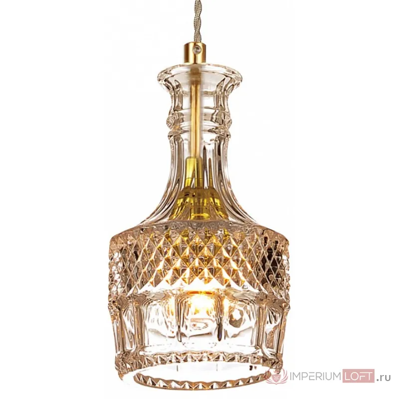 Подвесной светильник Favourite Bottle 1858-1P Цвет плафонов кремовый Цвет арматуры золото от ImperiumLoft