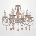 Подвесная люстра Rivoli Oro P6 WG Б0038395 