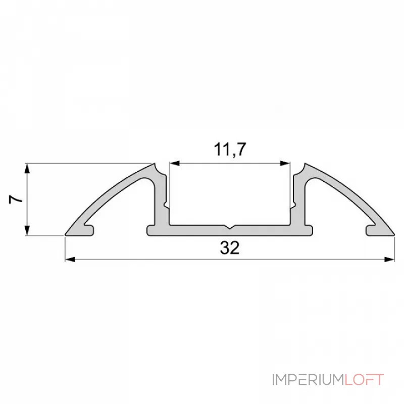 Профиль накладной Deko-Light AM-01-10 970301 Цвет арматуры серебро Профиль накладной Deko-Light AM-01-10 970301 Цвет арматуры серебро