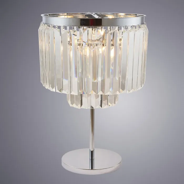 Настольная лампа декоративная Divinare Nova 3001/02 TL-4 Цвет плафонов прозрачный Цвет арматуры хром от ImperiumLoft