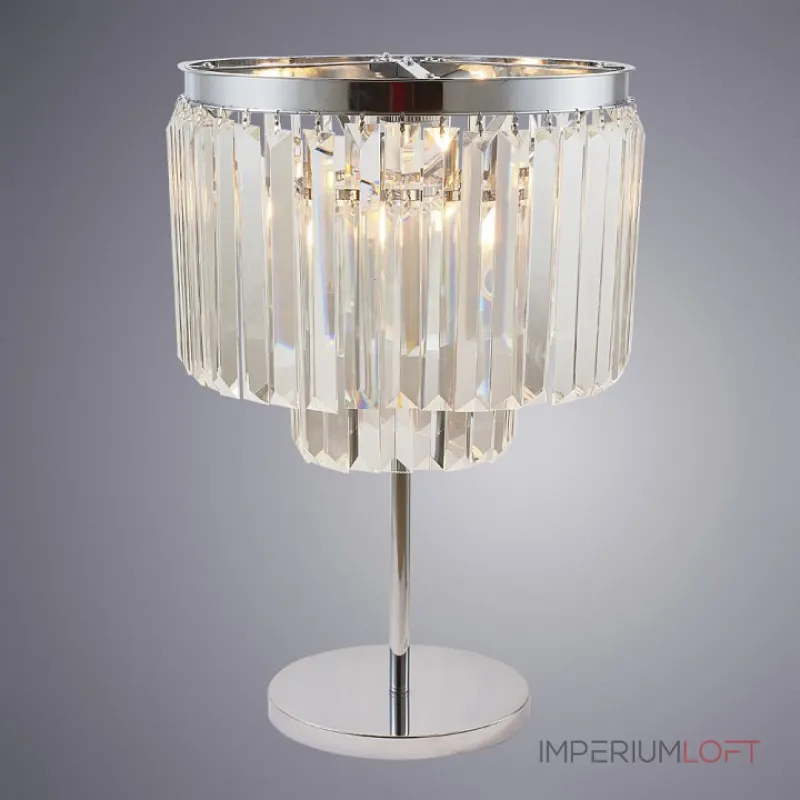 Настольная лампа декоративная Divinare Nova 3001/02 TL-4 Цвет плафонов прозрачный Цвет арматуры хром