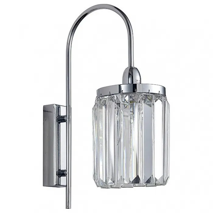 Бра Newport 4500 4501/A chrome Цвет арматуры хром Цвет плафонов прозрачный от ImperiumLoft