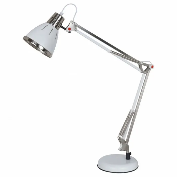 Настольная лампа офисная Arte Lamp Creazione A2245LT-1WH Цвет арматуры хром Цвет плафонов хром от ImperiumLoft