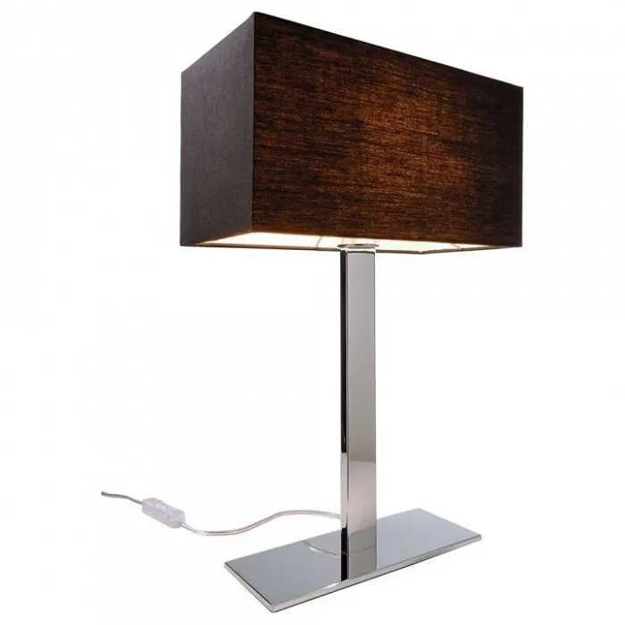 Настольная лампа декоративная Deko-Light Roberta 346001 Цвет арматуры хром Цвет плафонов черный от ImperiumLoft