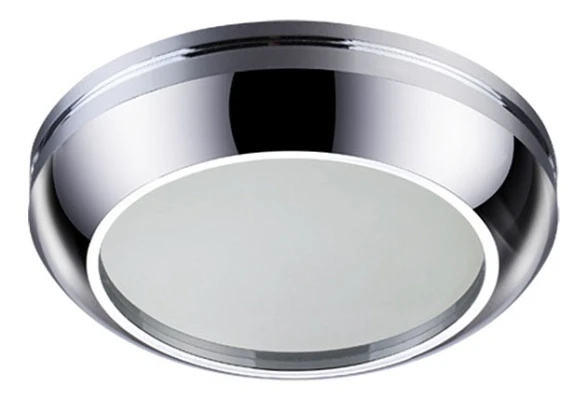 Встраиваемый светильник Novotech Damla 370386 Цвет арматуры хром Цвет плафонов белый