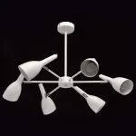 Люстра на штанге MW-Light Астор 545012506 Цвет арматуры белый Цвет плафонов белый от ImperiumLoft