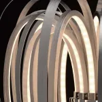 Люстра на штанге MW-Light Аурих 496014616 Цвет арматуры хром Цвет плафонов хром от ImperiumLoft