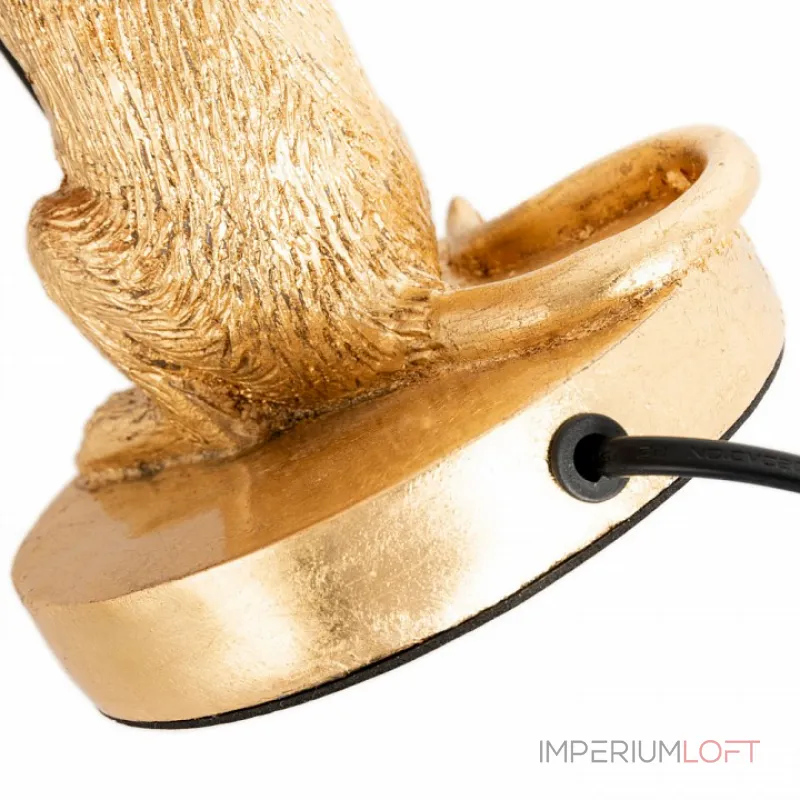 Настольная лампа декоративная Arte Lamp Gustav A4420LT-1GO Цвет плафонов черный Цвет арматуры золото