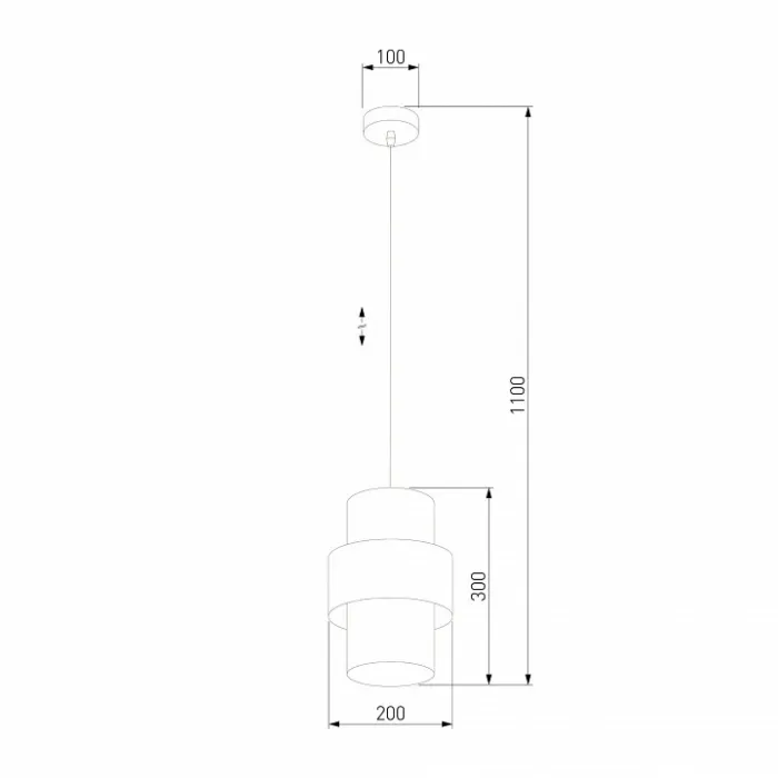 Подвесной светильник TK Lighting Calisto 849 Calisto Цвет арматуры белый Цвет плафонов хром от ImperiumLoft