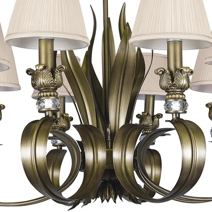 Подвесная люстра Lightstar Antique 783081 Цвет арматуры бронза Цвет плафонов кремовый от ImperiumLoft