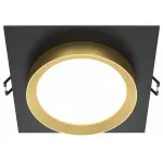 Встраиваемый светильник Maytoni Hoop DL086-GX53-SQ-BG