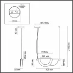 Подвесной светильник Odeon Light Colle 4358/20L от ImperiumLoft