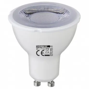 Лампа светодиодная Horoz Electric 001-022-0006 GU10 6Вт 4200K HRZ00002216 от ImperiumLoft