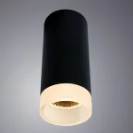 Накладной светильник Arte Lamp Ogma A5556PL-1BK Цвет арматуры Черный Цвет плафонов Белый