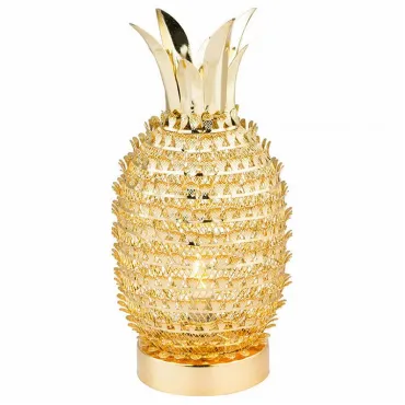 Настольная лампа декоративная Globo Leslie 22811 Цвет арматуры золото Цвет плафонов золото
