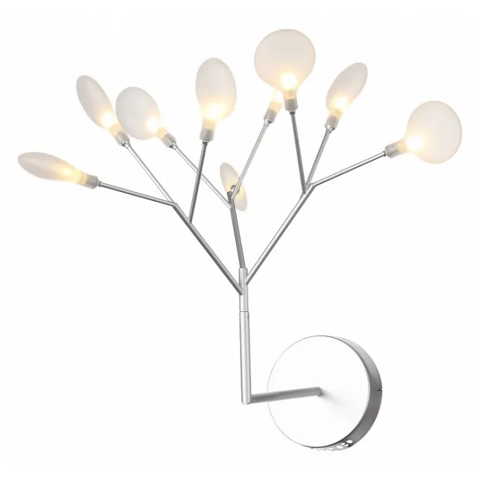 Бра ST-Luce Riccardo SL411.121.09 Цвет арматуры серебро Цвет плафонов белый от ImperiumLoft
