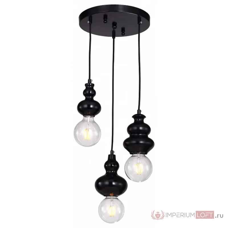 Подвесной светильник Favourite Bibili 1682-3P Цвет арматуры черный от ImperiumLoft