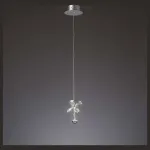 Подвесной светильник DeLight Collection Crystal Light MD2553/1 Цвет арматуры хром Цвет плафонов прозрачный от ImperiumLoft