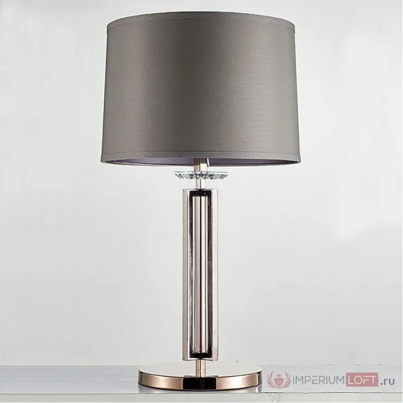 Настольная лампа декоративная Newport 4400 4401/T black nickel без абажура от ImperiumLoft