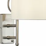 Бра Arte Lamp A2999AP-1SS Цвет арматуры серебро Цвет плафонов белый