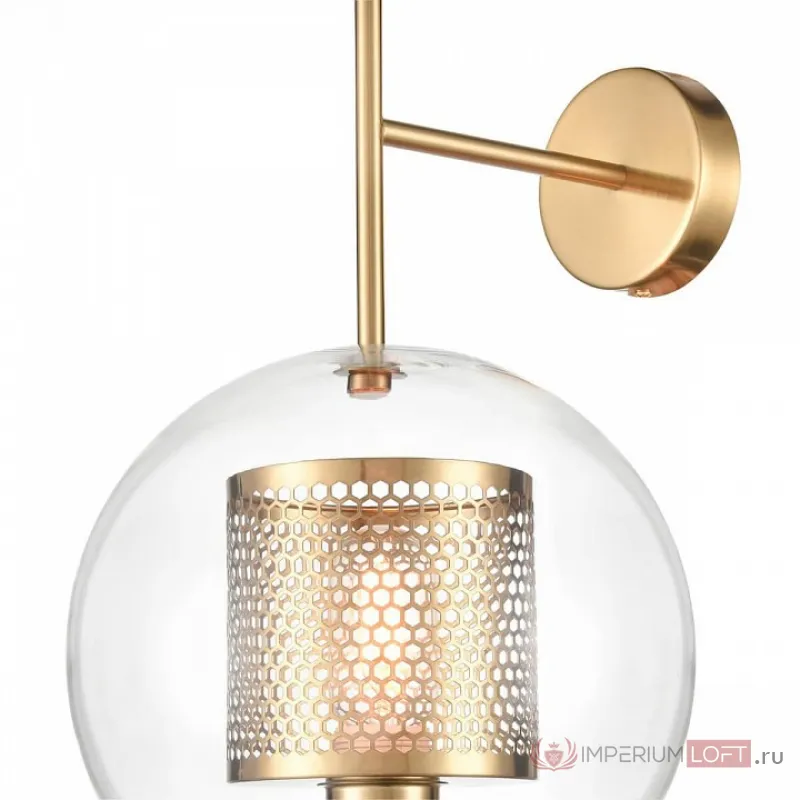 Бра Vele Luce Coro VL5524W41 Цвет арматуры латунь Цвет плафонов прозрачный от ImperiumLoft