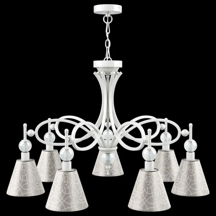 Подвесная люстра Maytoni Eclectic 1 M2-07-WM-LMP-O-4 Цвет арматуры белый Цвет плафонов серый от ImperiumLoft