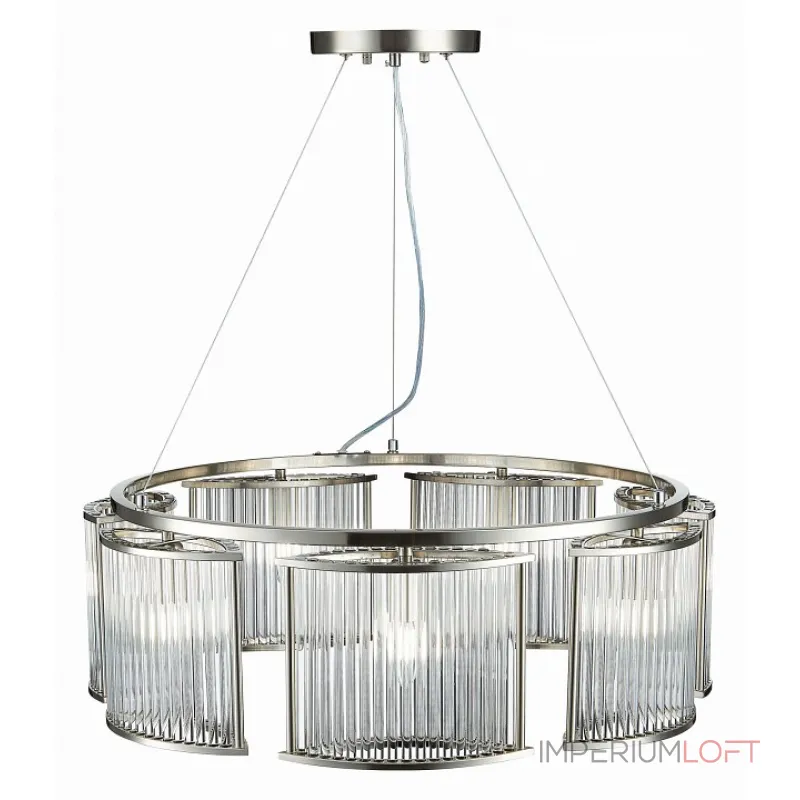 Подвесная люстра ST-Luce Velletri SL1627.103.07 Цвет арматуры серый Цвет плафонов неокрашенный