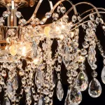 Люстра на штанге DeMarkt Бриз 464017406 Цвет арматуры золото Цвет плафонов прозрачный от ImperiumLoft