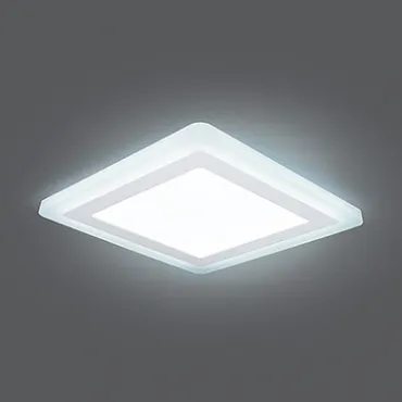 Встраиваемый светильник Gauss Backlight BL125 Цвет плафонов белый Цвет арматуры белый