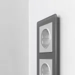 Рамка на 2 поста Werkel Acrylic графит W0022704 от ImperiumLoft