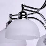 Подвесная люстра MW-Light Фелиция 7 347017405 Цвет арматуры хром Цвет плафонов белый от ImperiumLoft