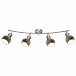 Спот Arte Lamp Illusione A6125PL-4SS Цвет арматуры серебро Цвет плафонов разноцветный